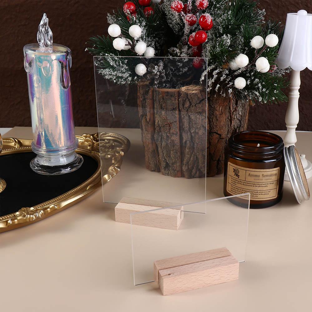 Removable with Base Menu Display Frame Table Number Plate Table Number Sign Card Display Stand