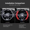 PU Leather Car Steering Wheel Cover For Alfa Romeo Giulietta Mito 159 Giulia Stelvio 156 147 Tonale Brera Disco Volante Spider mdf153