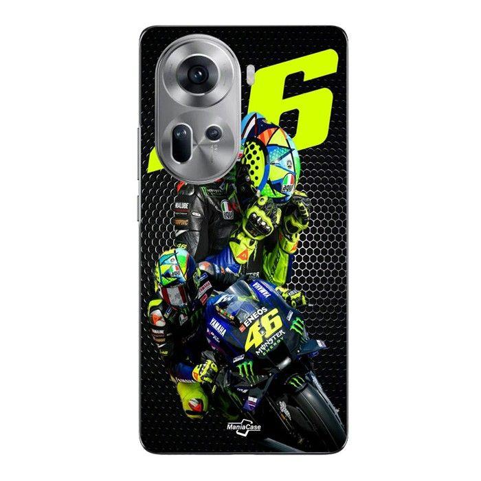 Coque Pour Oppo Reno 11 5g 46 Valentino Rossi Logo Motogp monster Maniacase