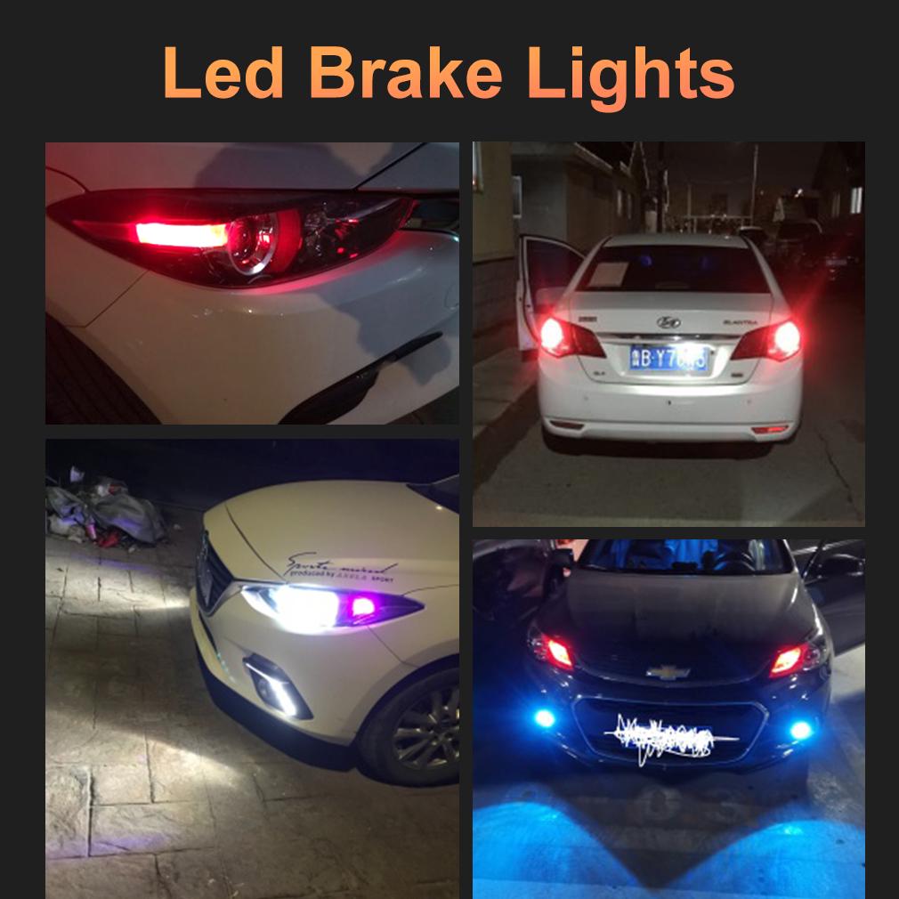 1 шт. 1156 BA15S P21W LED T20 7440 W21W Светодиодные лампы Кристально чистый силиконовый COB T25 LED 3156 3056 P27W Автомобильные указатели поворота Стоп-сигнал Янтарный Белый Красный