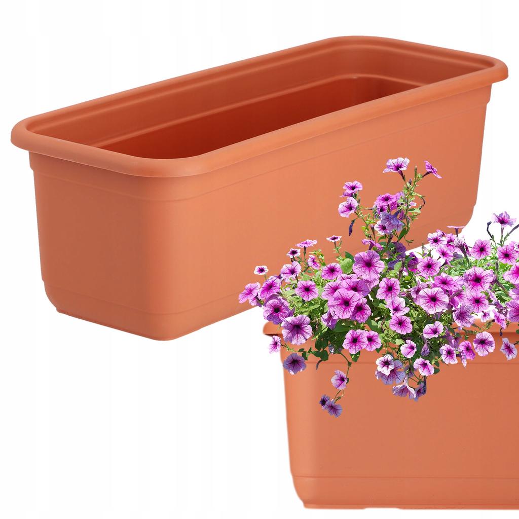 KADAX Skrzynka Balkonowa 40cm Doniczka Na Kwiaty