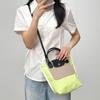New Arrivals Open Run Women Color Block Safety Storage Handle Cross Tote Bag