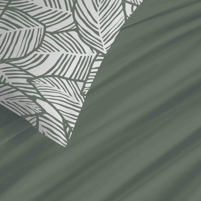 Pack complet housse de couette réversible "Vanessa" 6 pièces pour lit 180 x 200 "King Size" Fira Romarin