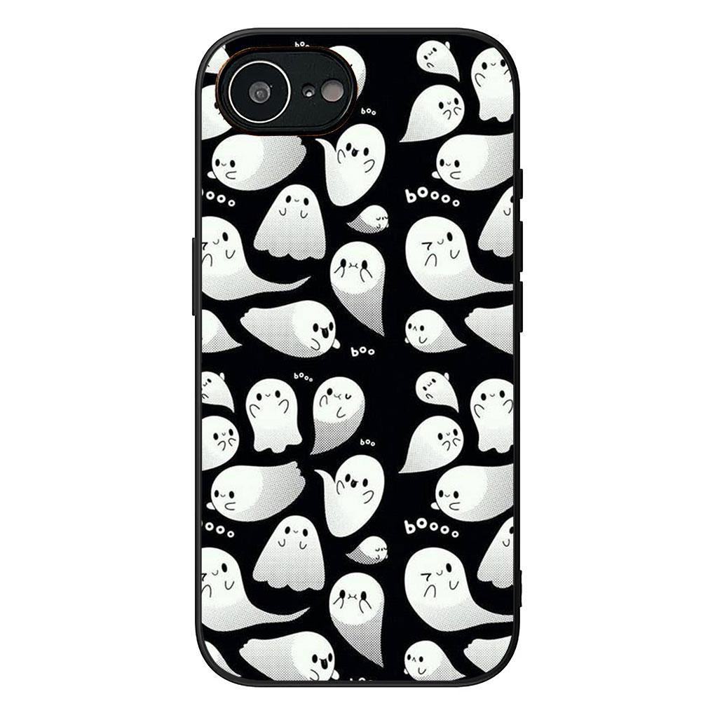 Little Ghost with Halloween Pumpkin Cover for Motorola Moto Edge 50 30 Fusion 40 NEO Ultra Pro E14 G20 E15 G35 G84 G13 G53 Case