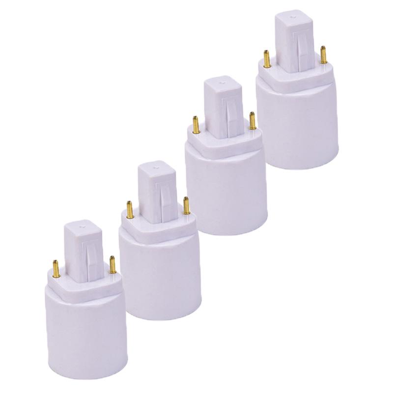 Переходники с цоколя G24 на E27 для лампочек, цоколь для лампочек, конвертер для галогенных ламп