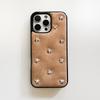 Крутой черный кожаный 3D чехол-звезда для телефона с ремешком для iPhone 14/15/16 Pro/Pro Max