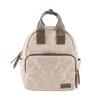Lizdays Lightweight Quilted Nylon Tote Bag Women's Small, Backpack/2-Way (Natural/Gray Beige)