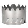 Lixada Portable Outdoor 2-in-1 Ultralight Titanium Alcohol Stove Rack Windscreen Camping Hiking Backpacking