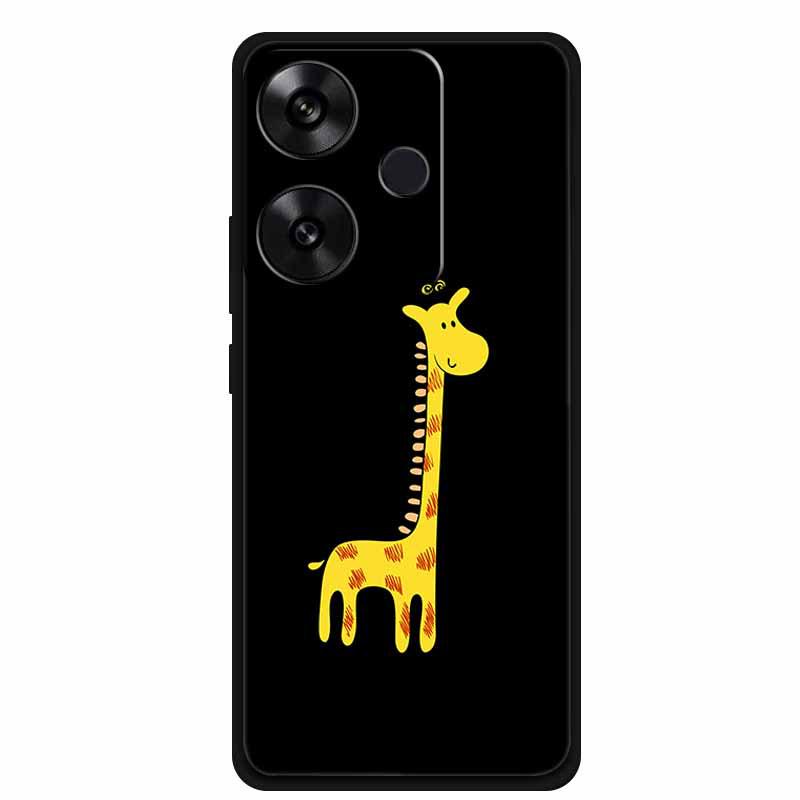 Чехол для телефона Redmi Turbo 3 Poco F6 5G - Простой цветной мягкий ТПУ чехол