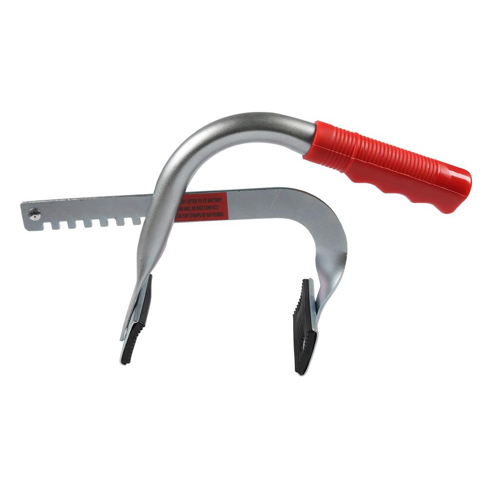 Ручка для подъема автомобильного аккумулятора с резиновыми накладками Сверхпрочный переносчик аккумулятора Передвижная несущая стойка с ручкой Инструмент для снятия автомобильного аккумулятора