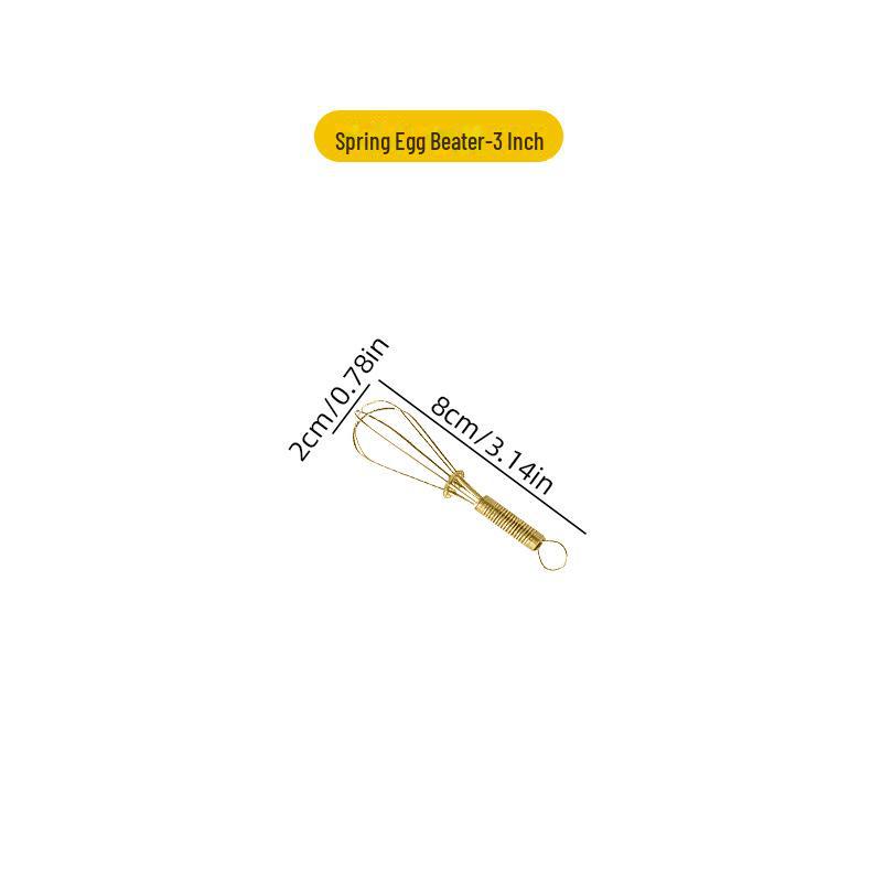 Ручной венчик для взбивания яиц и вспениватель молока из нержавеющей стали