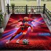 Custom Text Printed Rug Erling Haaland Non Slip Floor Carpet For Home Room Decor