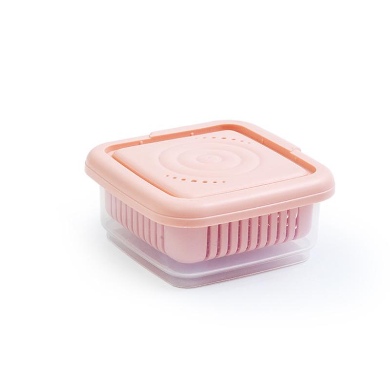 260 мл/660 мл кухонная прозрачная коробка для консервации овощей и фруктов имбиря чеснока лука съемные герметичные коробки для дренажа