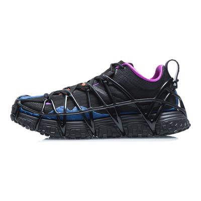 Li Ning 21 Весна Лето Парижская неделя моды Mix Ace Инновационная концепция Низкие спортивные повседневные туфли Женские кроссовки Черный ARAR002-1