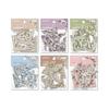 20pcs/pack Relief Series Creative Retro European Carved Edge Sticker Decor Journal Supplies Aesthetics Stationery Sticker