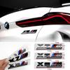 ABS Tricolor M mark Competition For BMW 7m 8x1m X2M X3M X4M X5M X6M X7M x 5 Car Trunk Badge Emblem Thunder Edition Sticker Z111