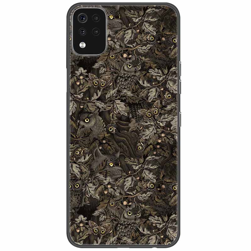Чехол для телефона для LG K42 K52 K62 Q52 Чехол Мягкий Расписной Волк Силиконовые Черные Чехлы для LG K62 Чехлы K 42 Ударопрочный Funda для LGK52