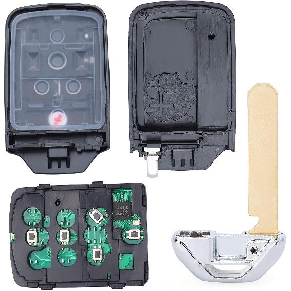 Smart Key Fob Keyless Entry Replacement Remote Key for Honda Accord 2018 (FCC ID:CWTWB1G0090 P/N:72147-TVA-A01) 5 Buttons