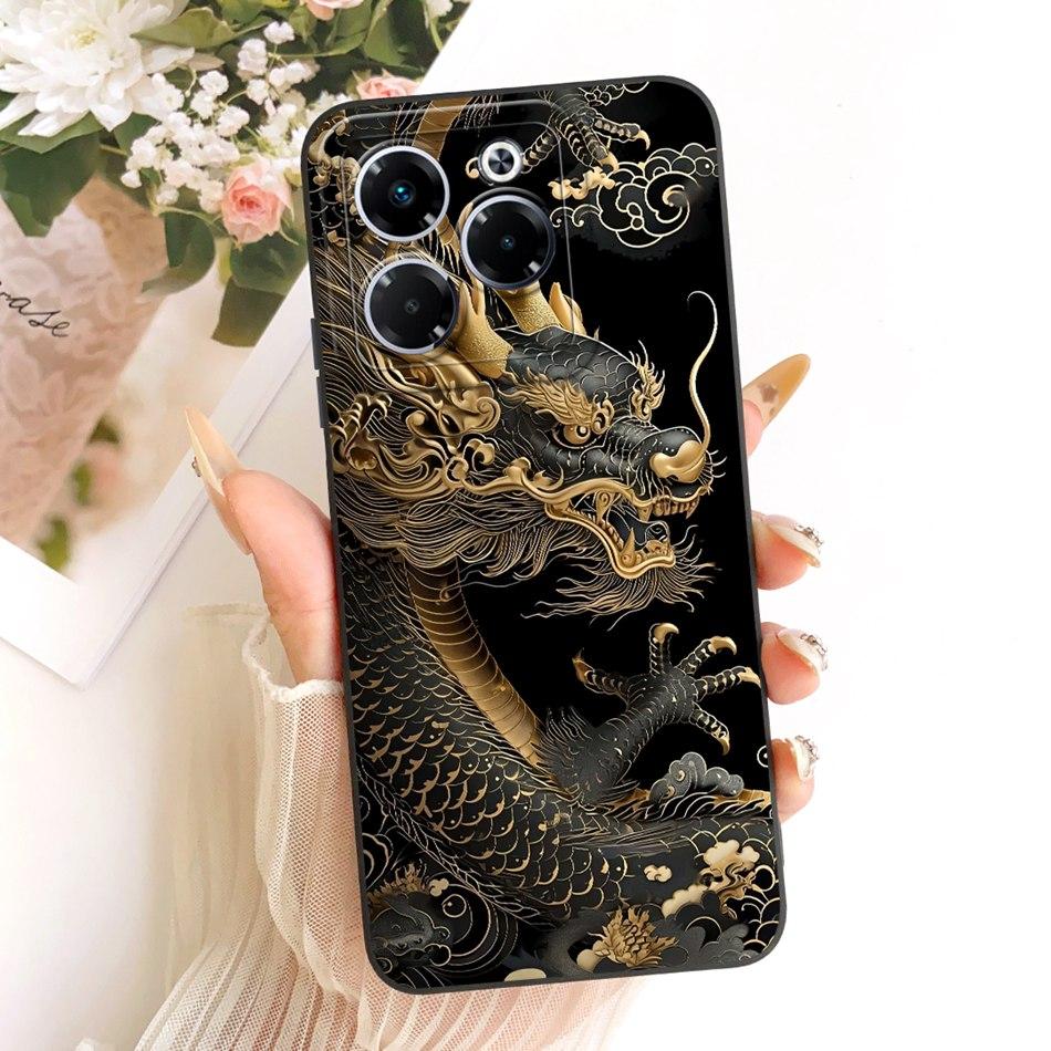 For Infinix Note 40X 5G Fashion Dusk Beach Painting Phone Case For Infinix Note40X 5G X6838 Soft Silicone Covers Bumpers
