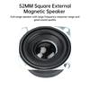 52MM Квадратный Динамик Внешний Магнитный Динамик 2-дюймовый 5Вт 4-омный Полнодиапазонный Динамик, Рекламная Машина, Bluetooth Аудио Динамик