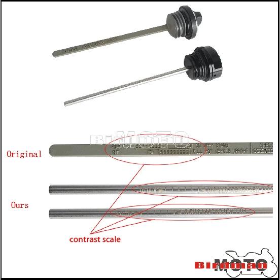 Motorcycle Oil Dipstick With Temperature Gauge 62700136 62700194A For Harley Road King Electra Tri Road Glide FLHR FLTRT FLTRU