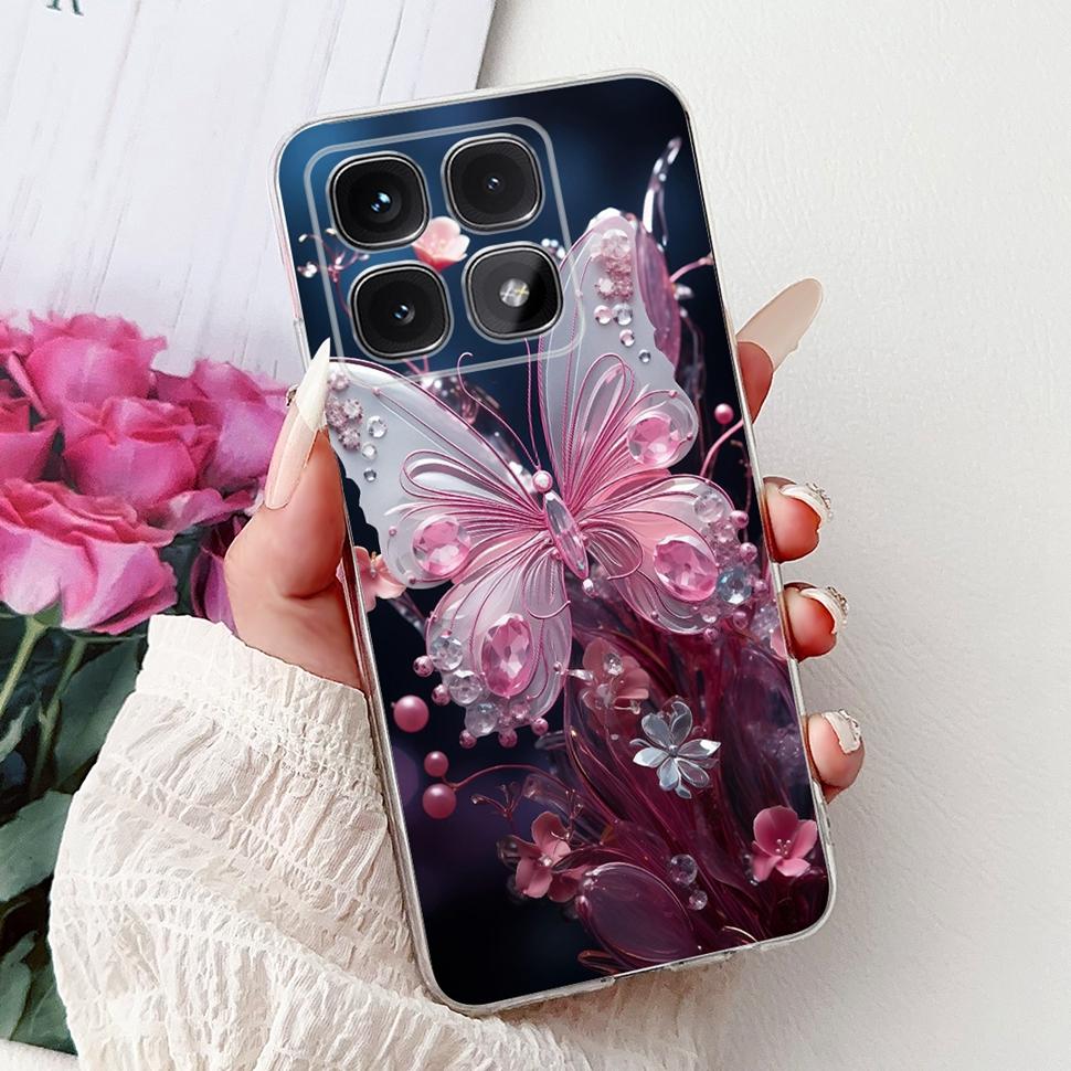 Для Xiaomi 14T Pro 5G Чехол Силиконовый Мягкий ТПУ Fundas Модный Чехол с Буквой для Xiaomi Mi14T14T 14 T Pro Чехлы Coque