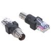 1 шт. высококачественный черный разъем BNC Female Jack To Rj45 Male Plug Rf адаптер коаксиальный разъем