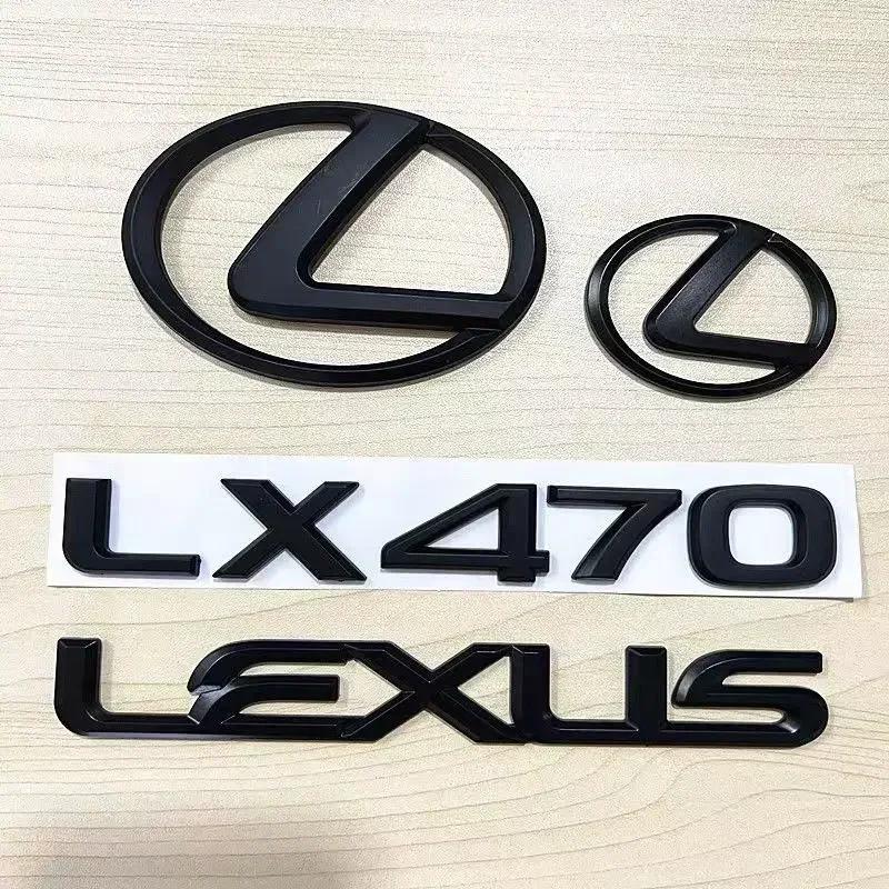 Suitable For Lexus Car Rear Trunk Badge Logo Car Steering Wheel Car Emblems Replacement LX470 Auto Accessories HD7