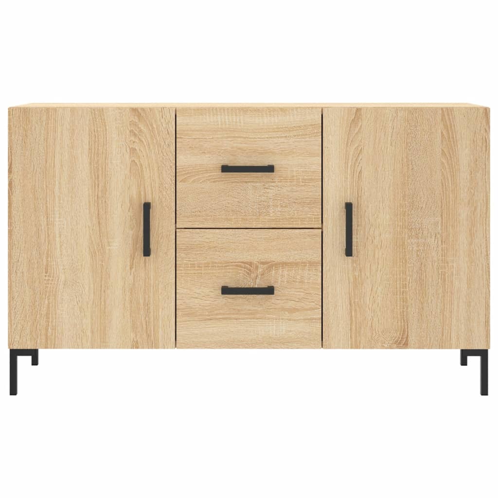 Komoda, Dąb Sonoma, 100X36X60 Cm, Materiał Drewnopochodny