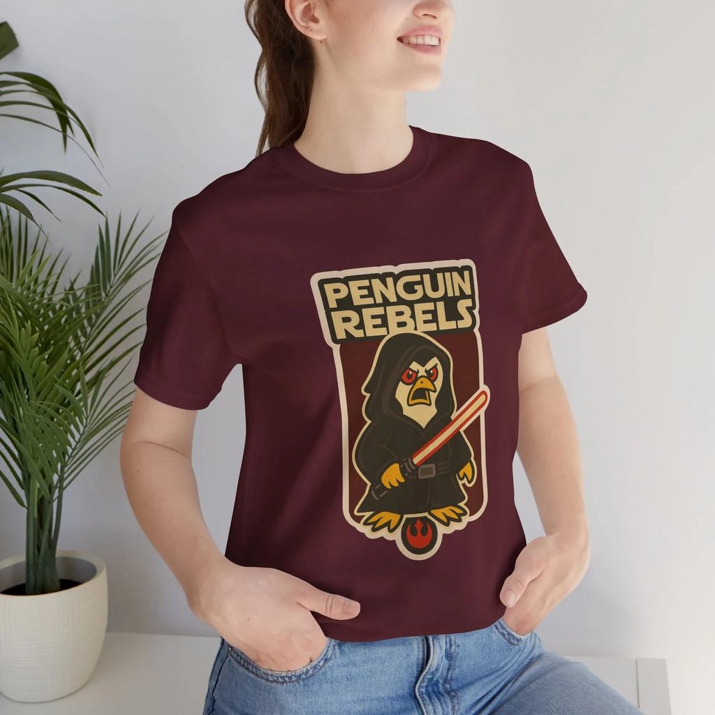 Penguin Rebels Graphic Tee, Star Wars Rebels Parody Shirt