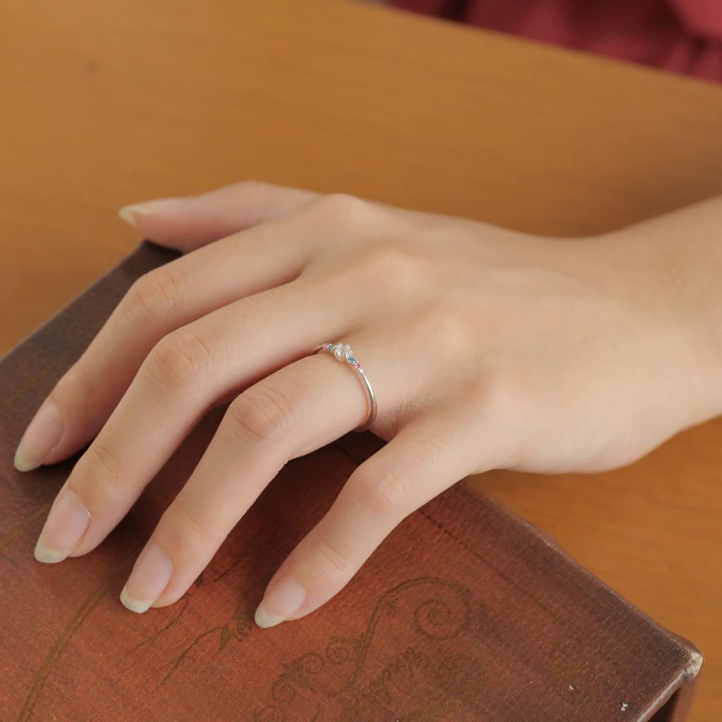 THE KISS 7 Little Mermaid Disney Princess BOX с сообщением Ariel Ring Simple [The Kiss] [Disney Collection] DI-SR1212CZ Нет. [Оригинальная открытка] Женщины