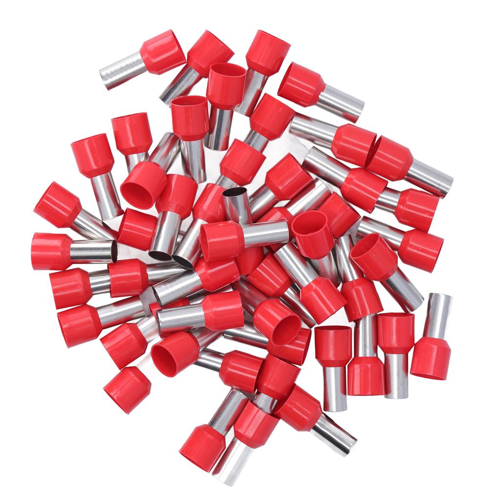 50Pcs Insulated Ferrule Pin Crimp Terminals EU Cord End Connectors 2 AWG E35-16