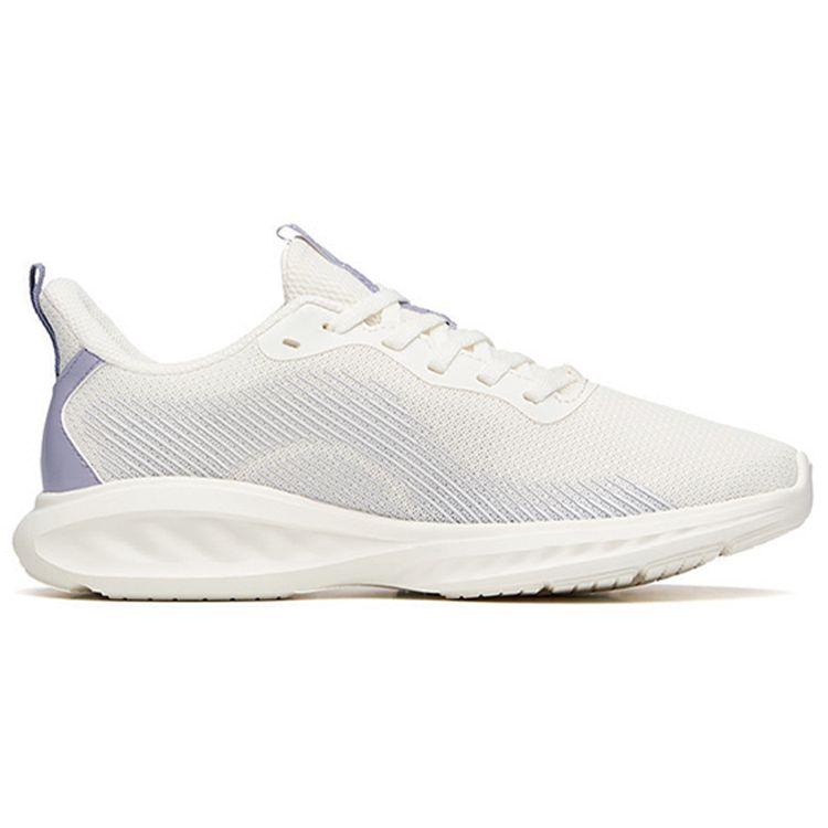 Anta Удобные амортизирующие нескользящие прочные низкие кроссовки для бега женские кроссовки белые фиолетовые 122135568-2