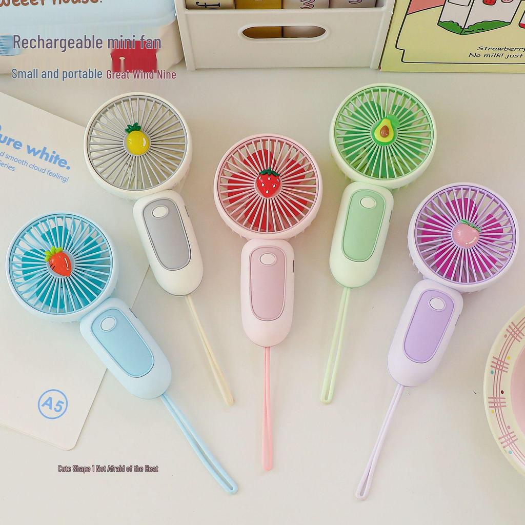 Portable USB Rechargeable Pocket Fan - Multifunctional Handheld Cooling Device