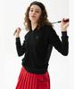 Lecoq Golf Women'S Mesh Hooded Zip-Up Jumper _Blck Gr222Lbl61