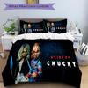 Bride Chucky Horror Romance Print 3Pcs Bedding Setduvet Cover With 2 Bedropillowcase Home Birthday Gift