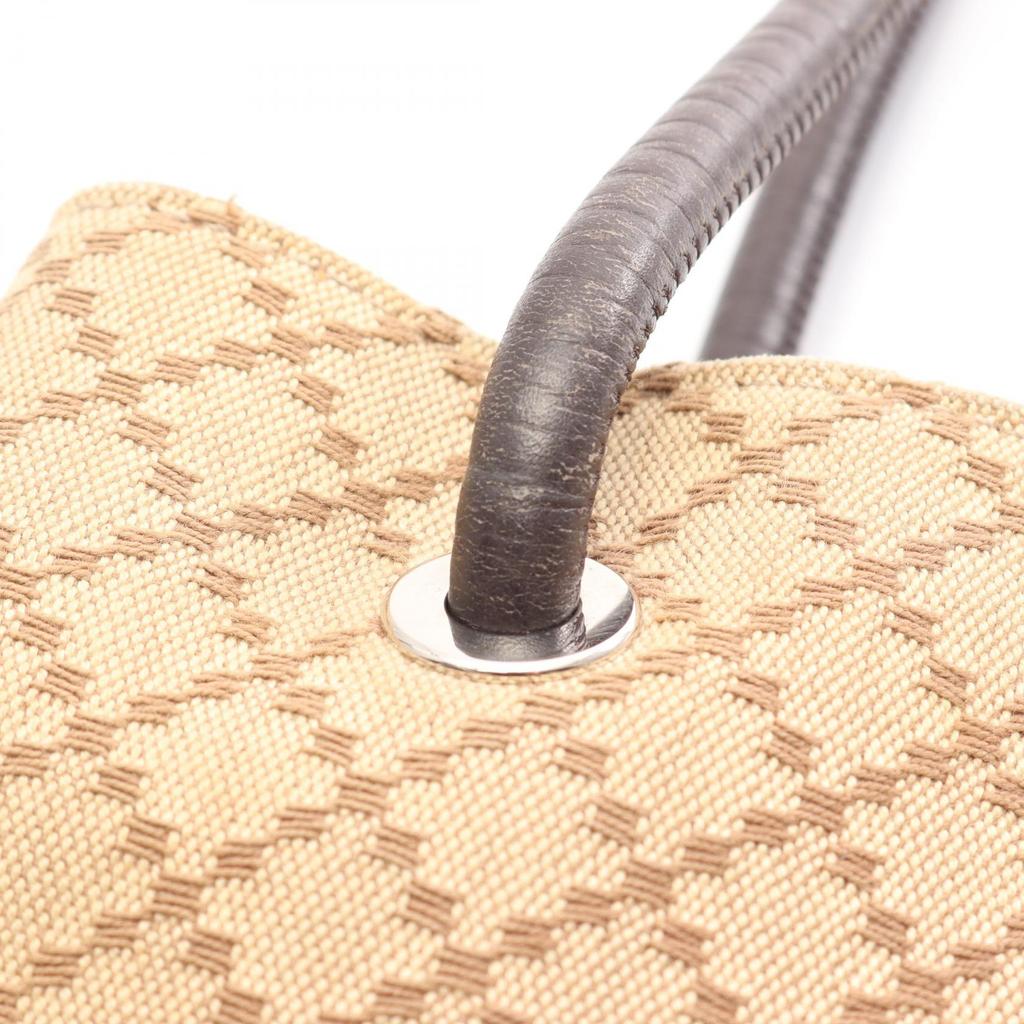 Used GUCCI Diamante Tote Bag 152274 canvas leather Beige Brown Used Women