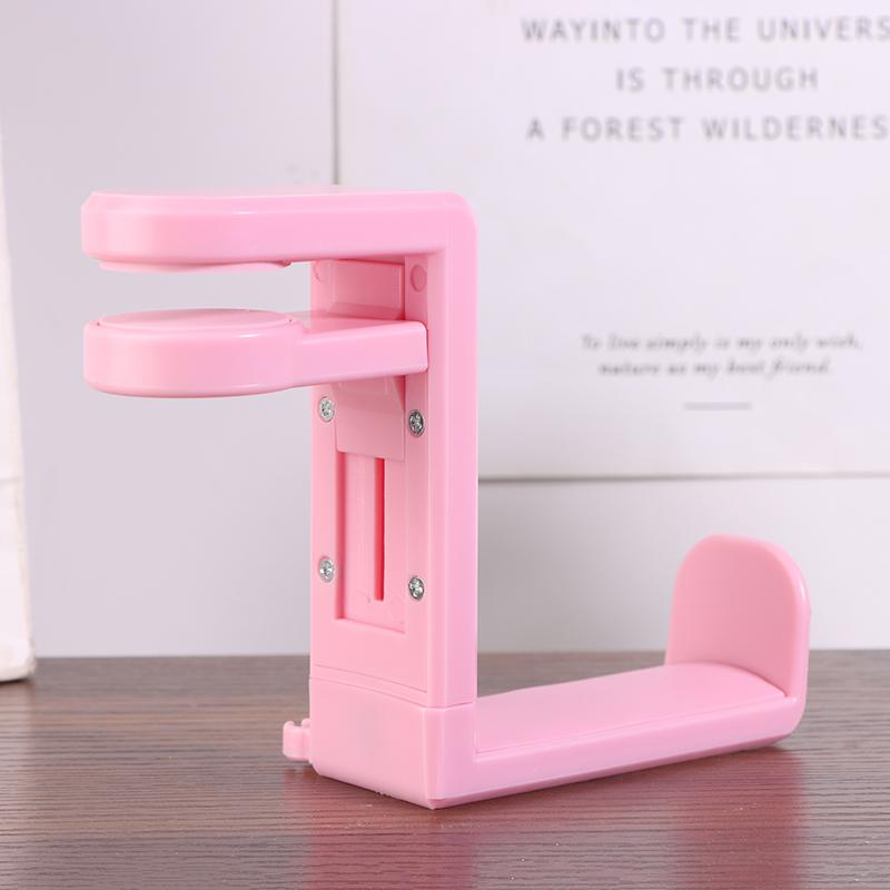 Держатель для наушников без сверления, регулируемый настольный зажим, настольный крючок-держатель для хранения, вращающийся на 360 градусов держатель для наушников, домашний декор