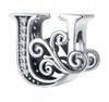 Charms Do Pandora Zawieszka Charms Litera U Srebro 925
