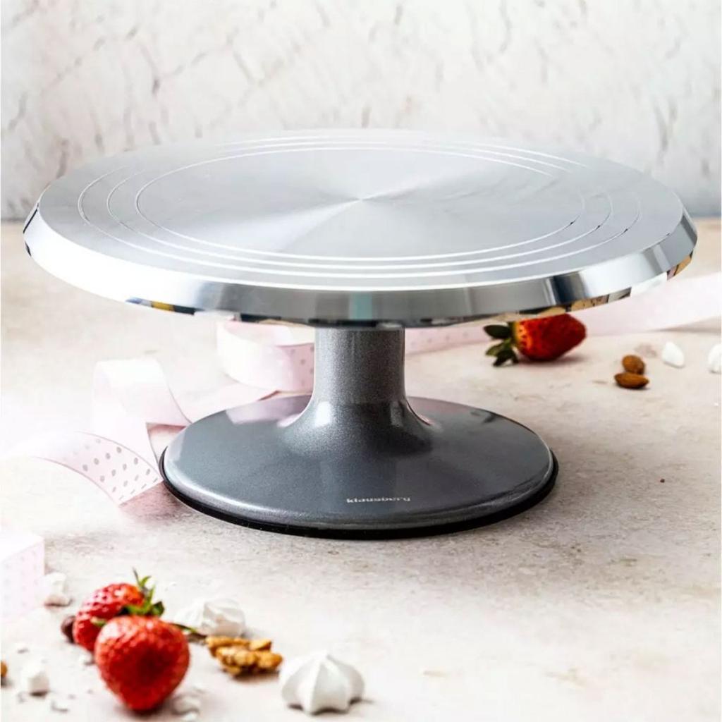 Patera obrotowa 25,5cm do tortów ciast klausberg kb-7771 lumarko!