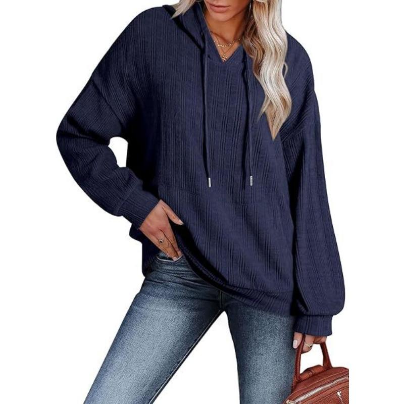 Autumn Winter Loose Pullover Hooded Women's Top Casual Pocket Long Sleeved Hoodies & Sweatshirts Women’s