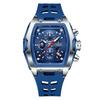 LIGE Military Man Watch Fashion Waterproof Silicone Strap Quartz Watches Calendar Luminous Men's Watch Chronograph Casual Clock