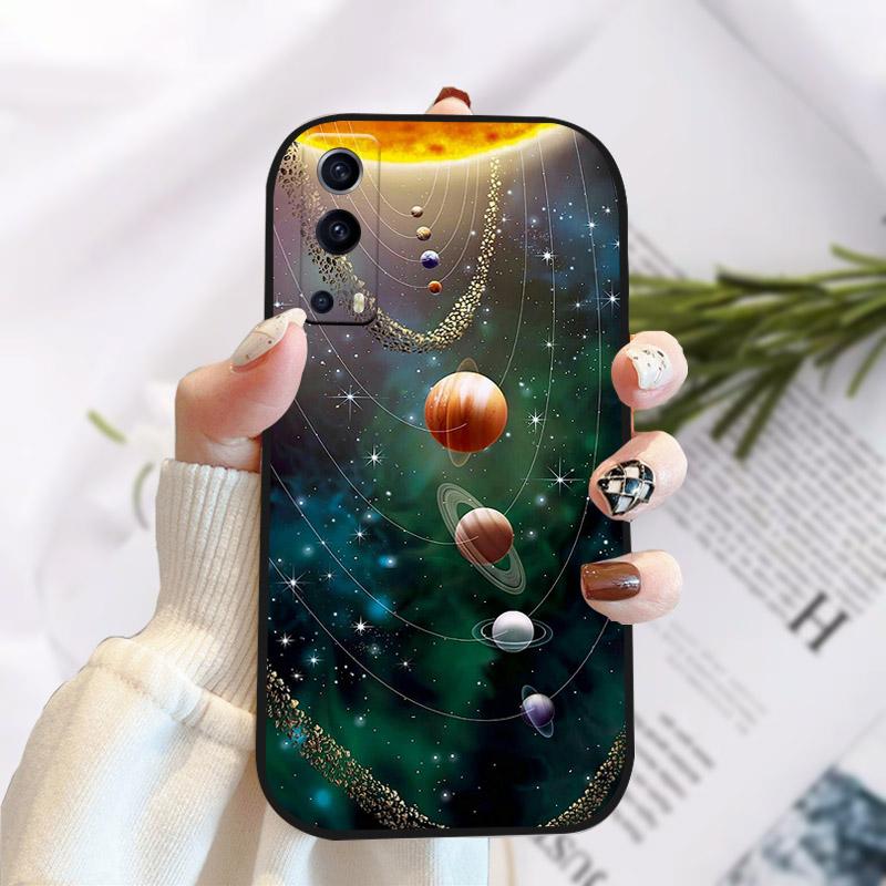 Чехол-крышка для Vivo Y72 Y52 5G, стильный, окрашенный, силиконовый, мягкий ТПУ, защитный корпус для телефона, для Vivo Y 72 52 5G, ударопрочный бампер