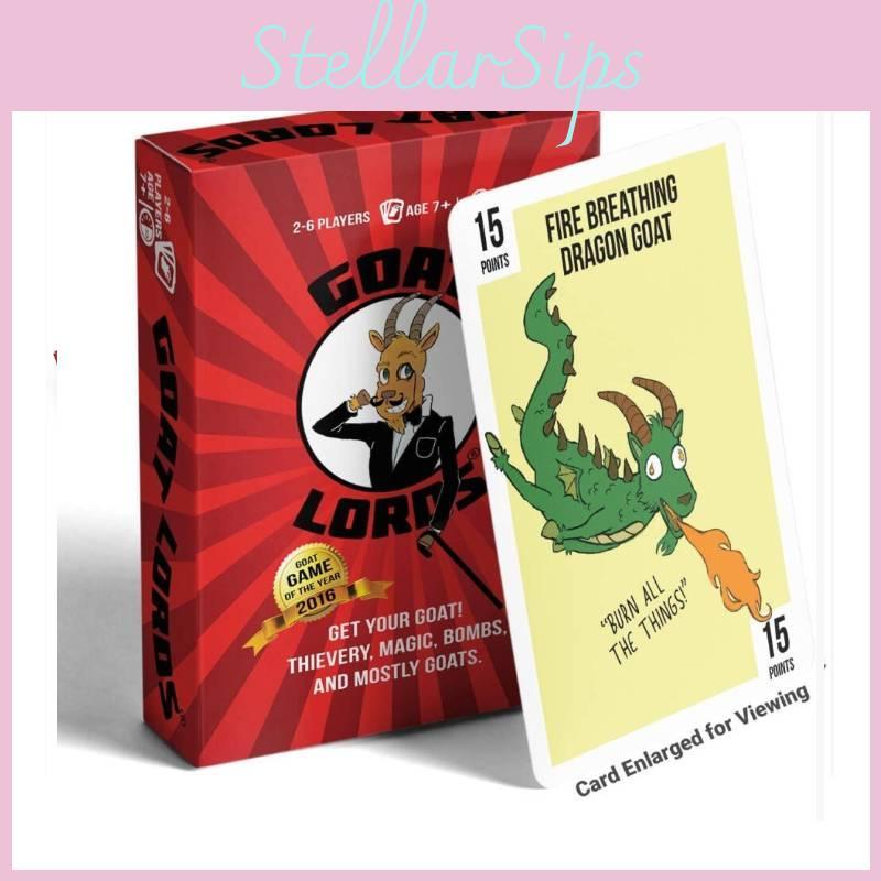 Увлекательная семейная карточная игра «Козлиные лорды» из высококачественной бумаги для вечеринок