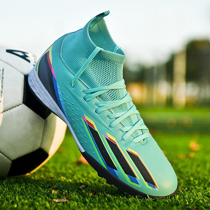 Обувь для иностранных торговцев Футбольные бутсы с высоким верхом Мужские и женские AG Короткие ногти TF Сломанные ногти Студенческие Молодежные Детские Взрослые Спортивные