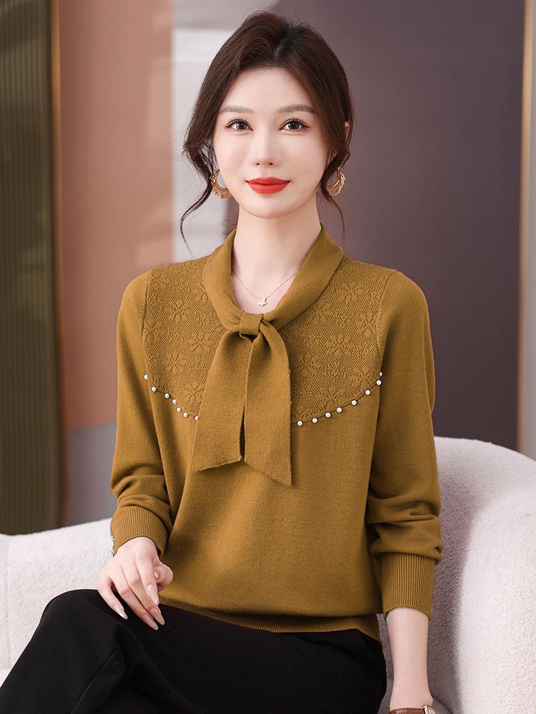 Женский шерстяной кардиган Осень 2025 - Простой, универсальный дизайн