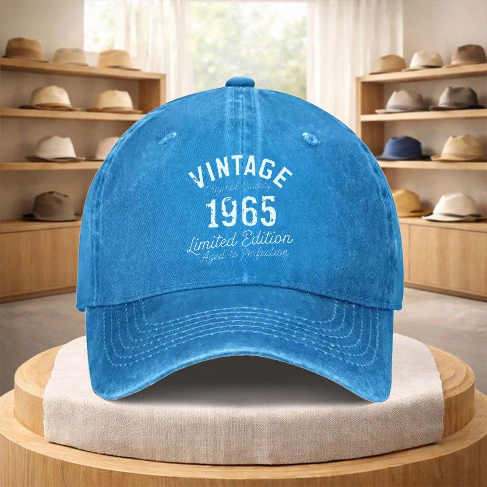 Vintage Baseball Cap Retro Adjustable Unisex Hat for Streetwear Hiking Sports Events