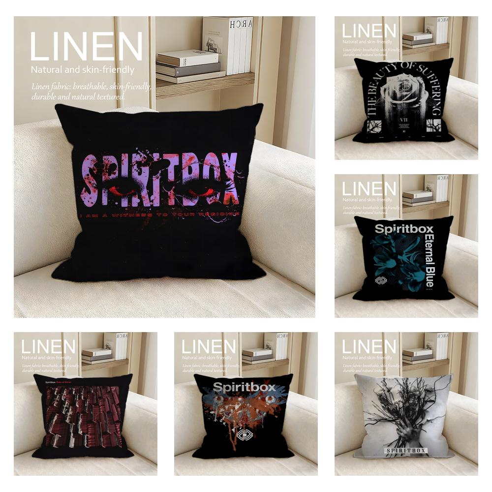 Music Spiritbox Cushion Cover Pillowcase Set Pcs x x Breathable Washable Sofa Cushion Cover