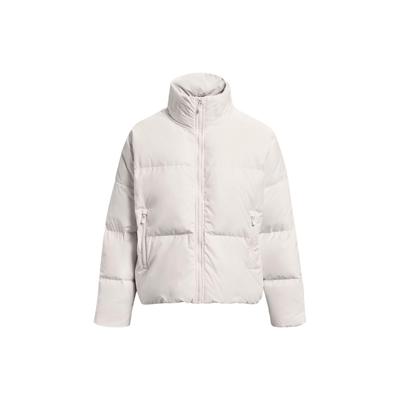 Куртка-пуховик ColdGear Infrared с воротником-стойкой и молнией, женская, белая 1378858-112