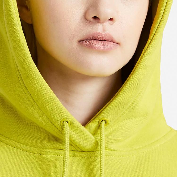 (WMNS) Nike Sportswear Повседневная Спортивная с капюшоном С длинным рукавом Худи Желто-зеленый Лаймовый Женская CZ2590-344